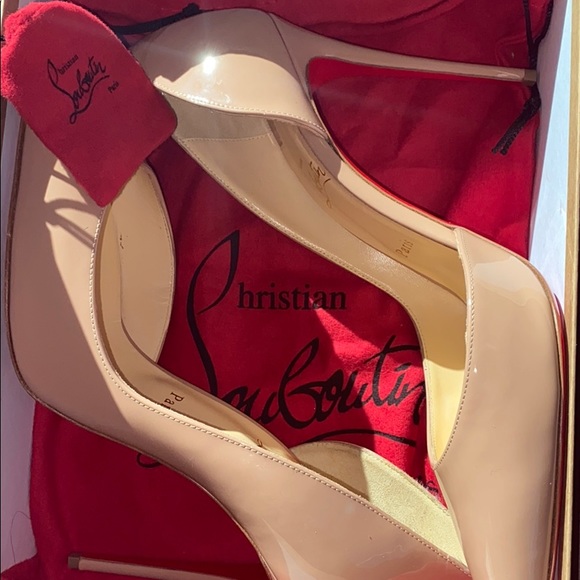 COPY - Iriza Patent Half-d'Orsay 100mm Red Sole P… - Picture 6 of 9